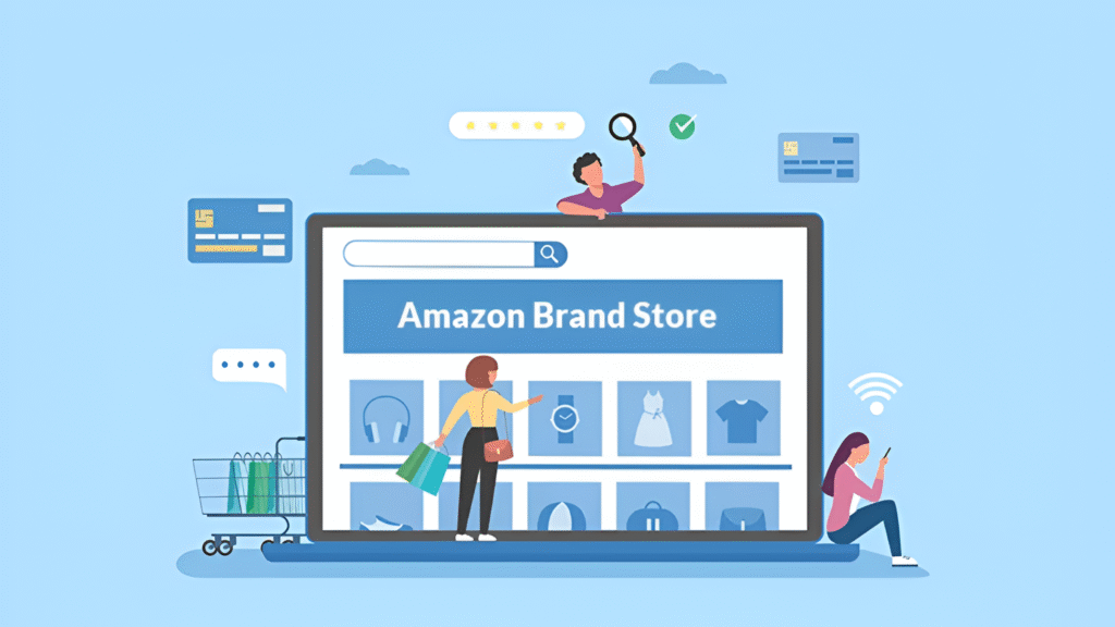 how to do brand store in amazon